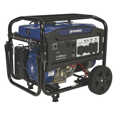 Powerhorse Portable Generator, 11,050 Surge Watts, 8400 Rated Watts, Electric Start